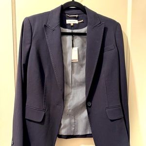 Calvin Klein navy blue short blazer